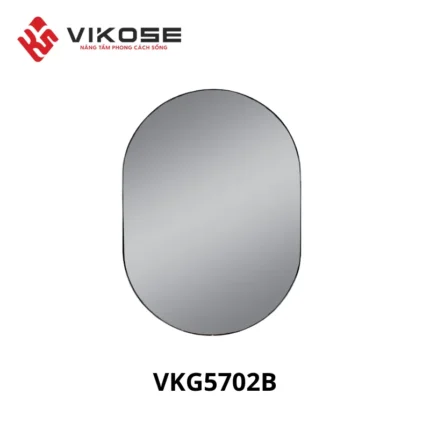 Gương viền ovan VIKOSE VKGV5702B (50x70)