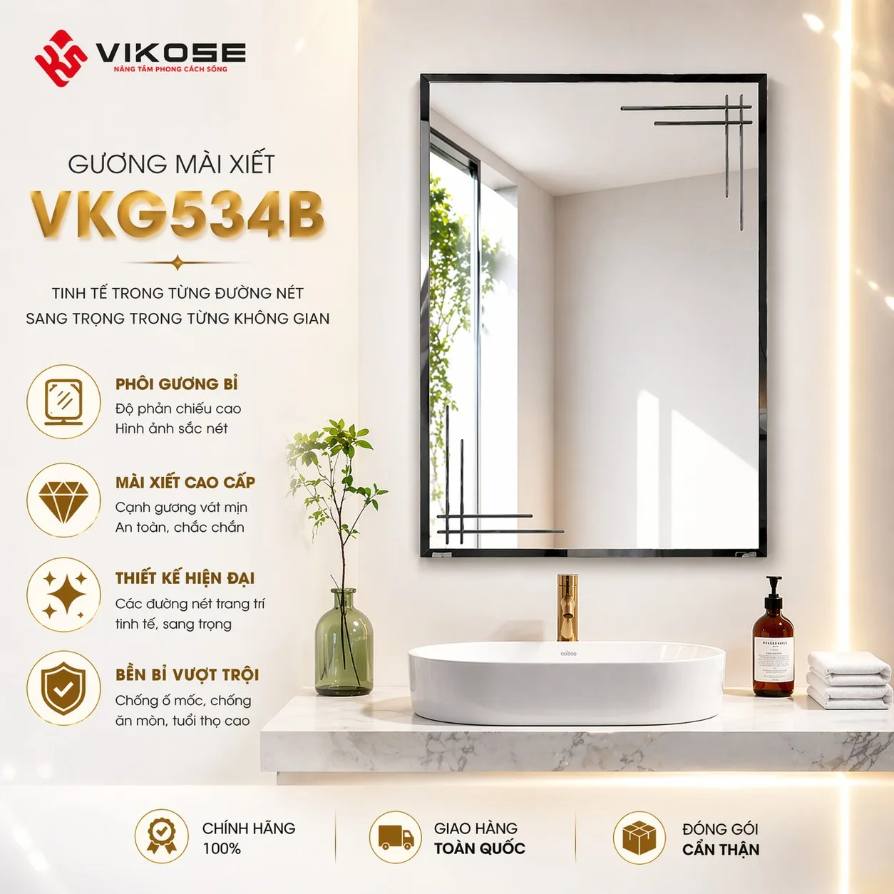 file_00000000ef5872099d734860b6ba8a98.webp Gương trơn mài xiết VIKOSE VKG534B (50x70) - Ảnh 1